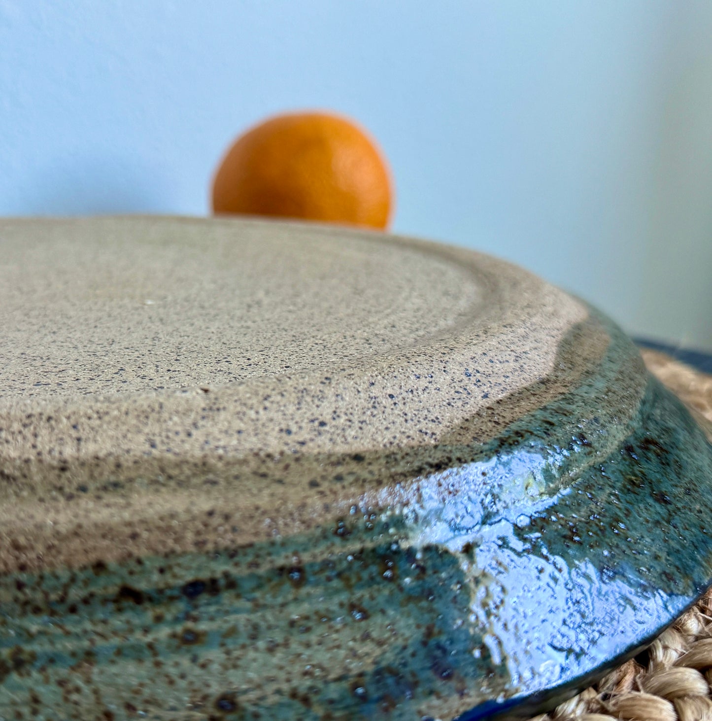 “Midnight Laurel” Stoneware Serving Platter