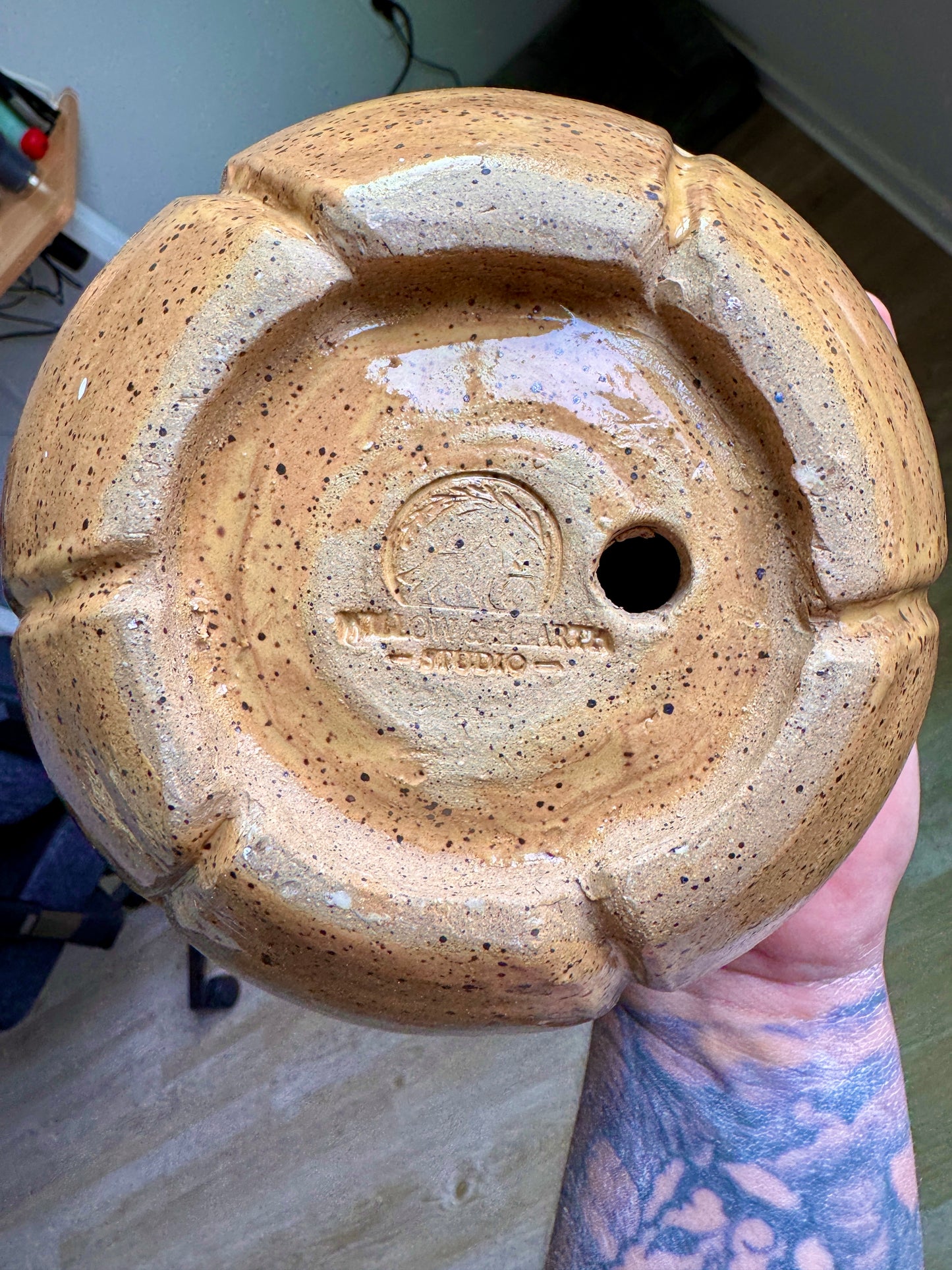 Golden Harvest Wheel-Thrown Pumpkin